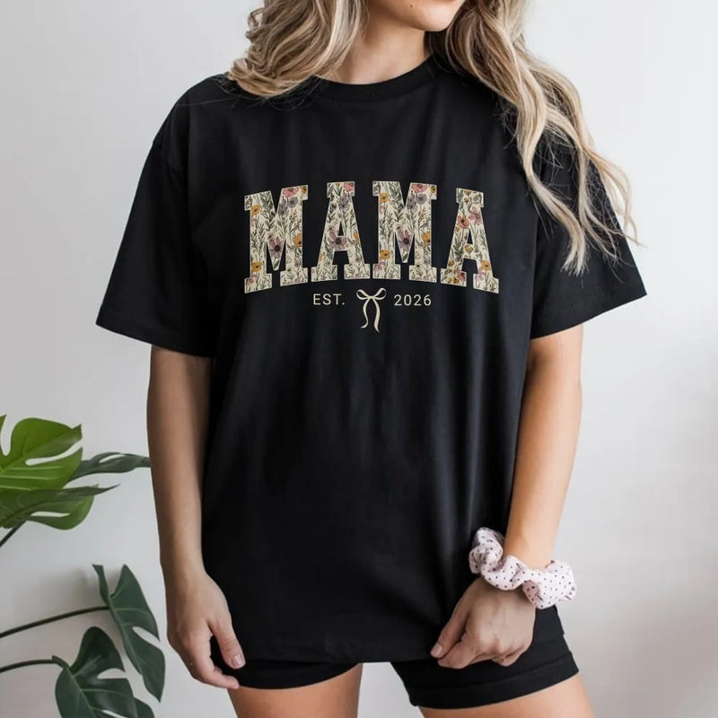Floral Mama Sweatshirt | Wildflower EST 2026 Design | Soft Cotton Blend | Mothers Day Gift for New Mom