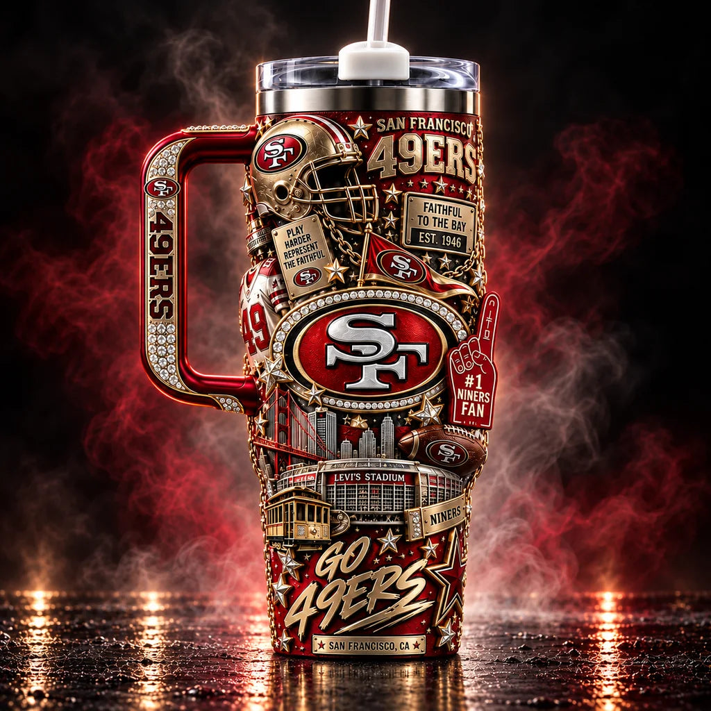 San Francisco 49ers — Crimson Fan Wall Edition