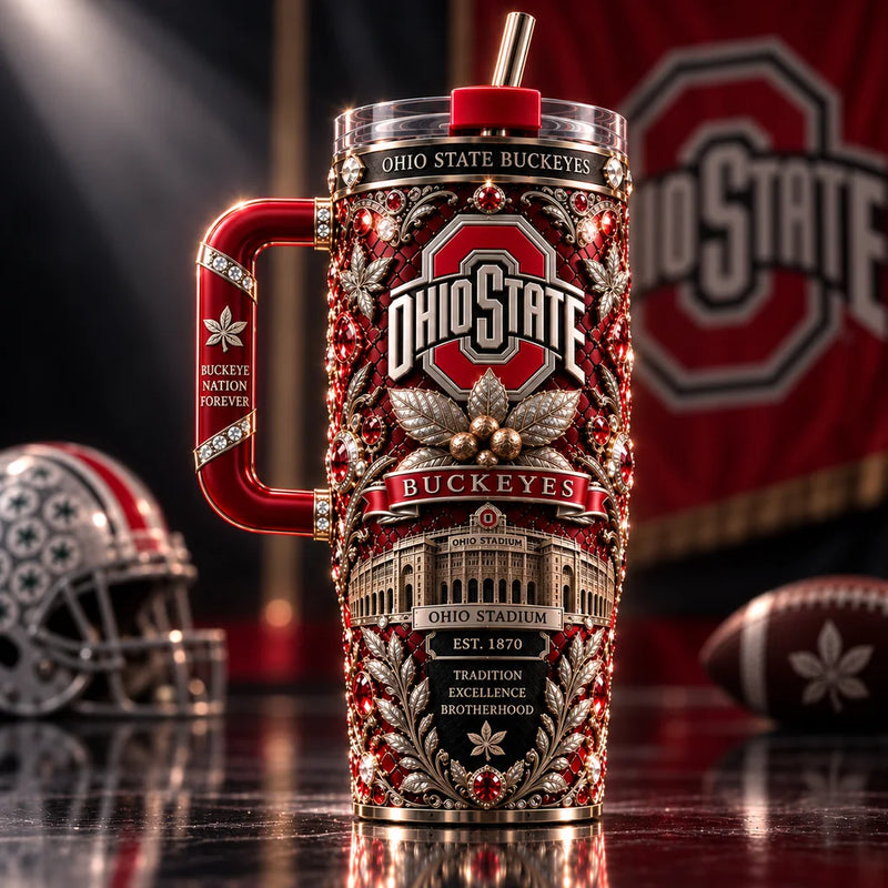 Ohio State Buckeyes — Scarlet Leaf Edition